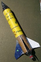 Water Rocket Derby rocket (click to enlarge)
